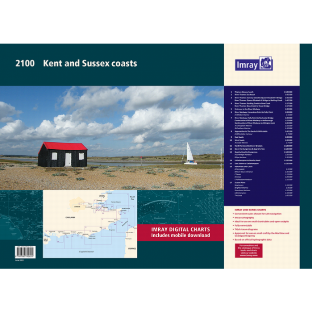 Imray 2100 - The Kent and Sussex Coast (set)